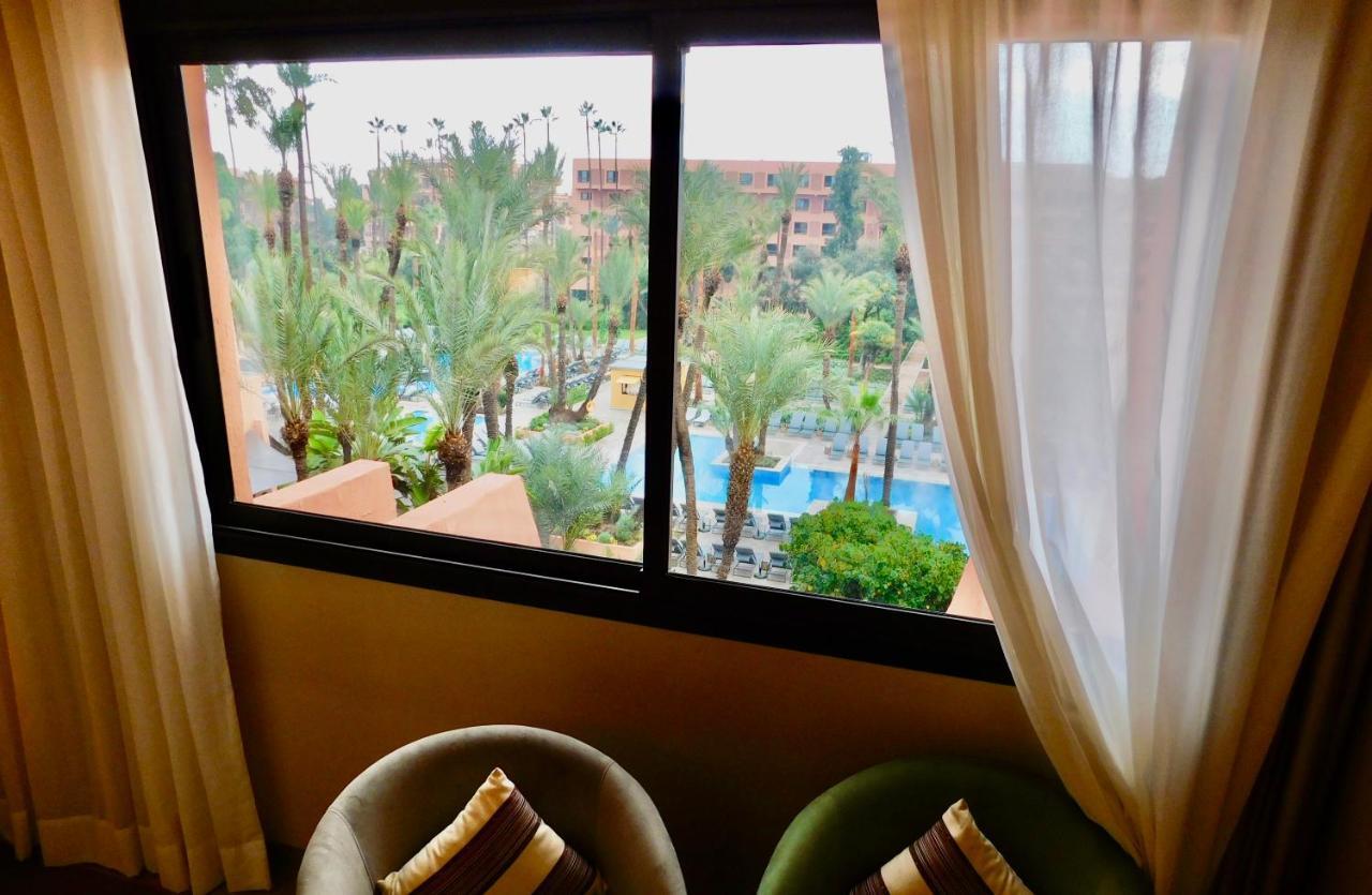 Kenzi Rose Garden Hotel Marrakesh Ngoại thất bức ảnh View from a room at the hotel